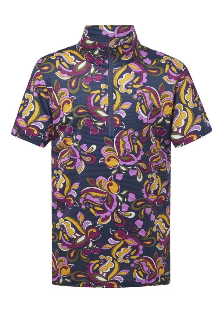 Kerrits Kids Summer Ride Ice Fil Short Sleeve Print Shirt
