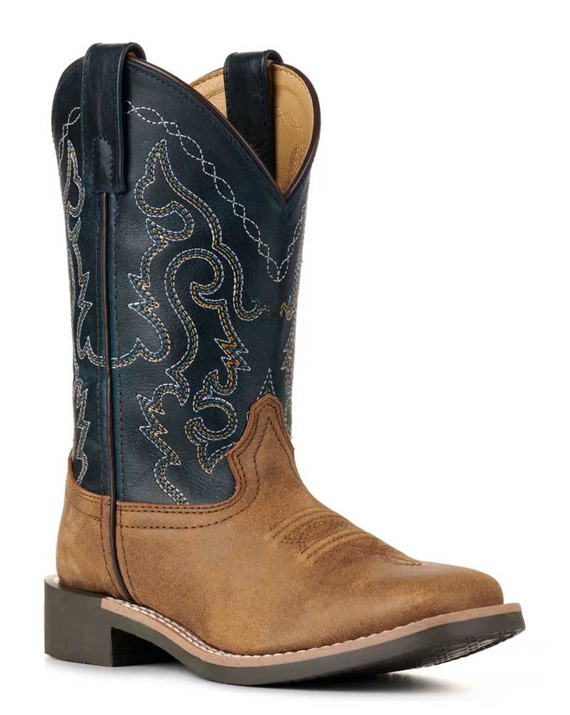 Smoky Mountain Kids Midland Square Toe Boots