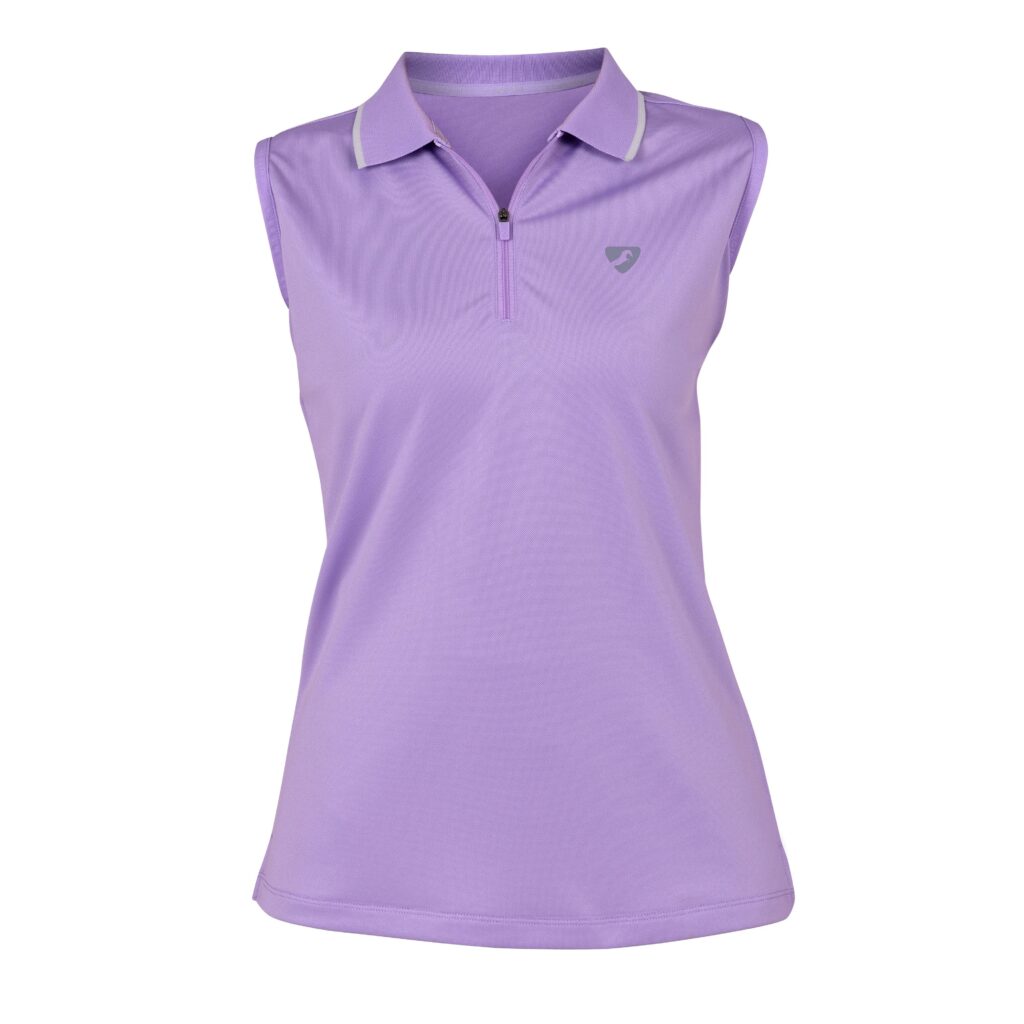 Aubrion Ladies Poise Sleeveless Tech Polo Shirt