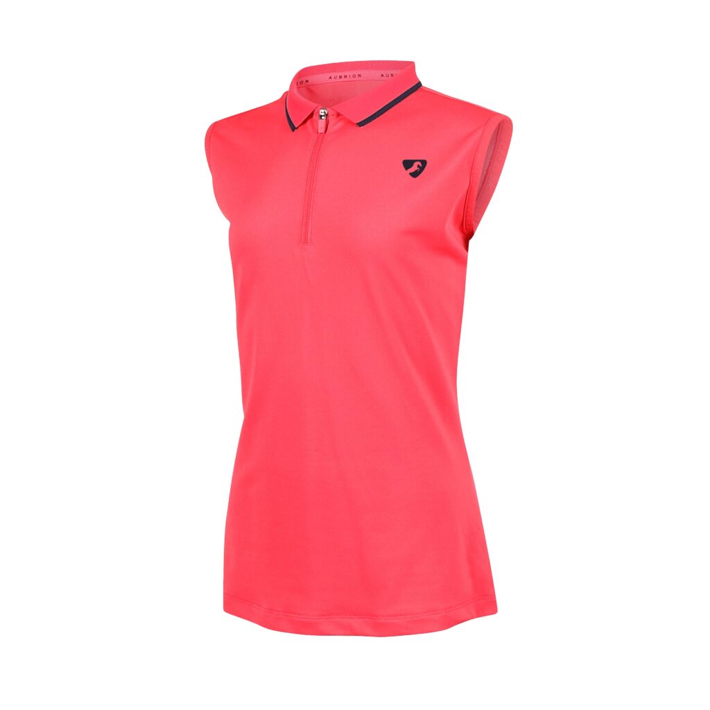 Aubrion Kids Poise Sleeveless Tech Polo Shirt