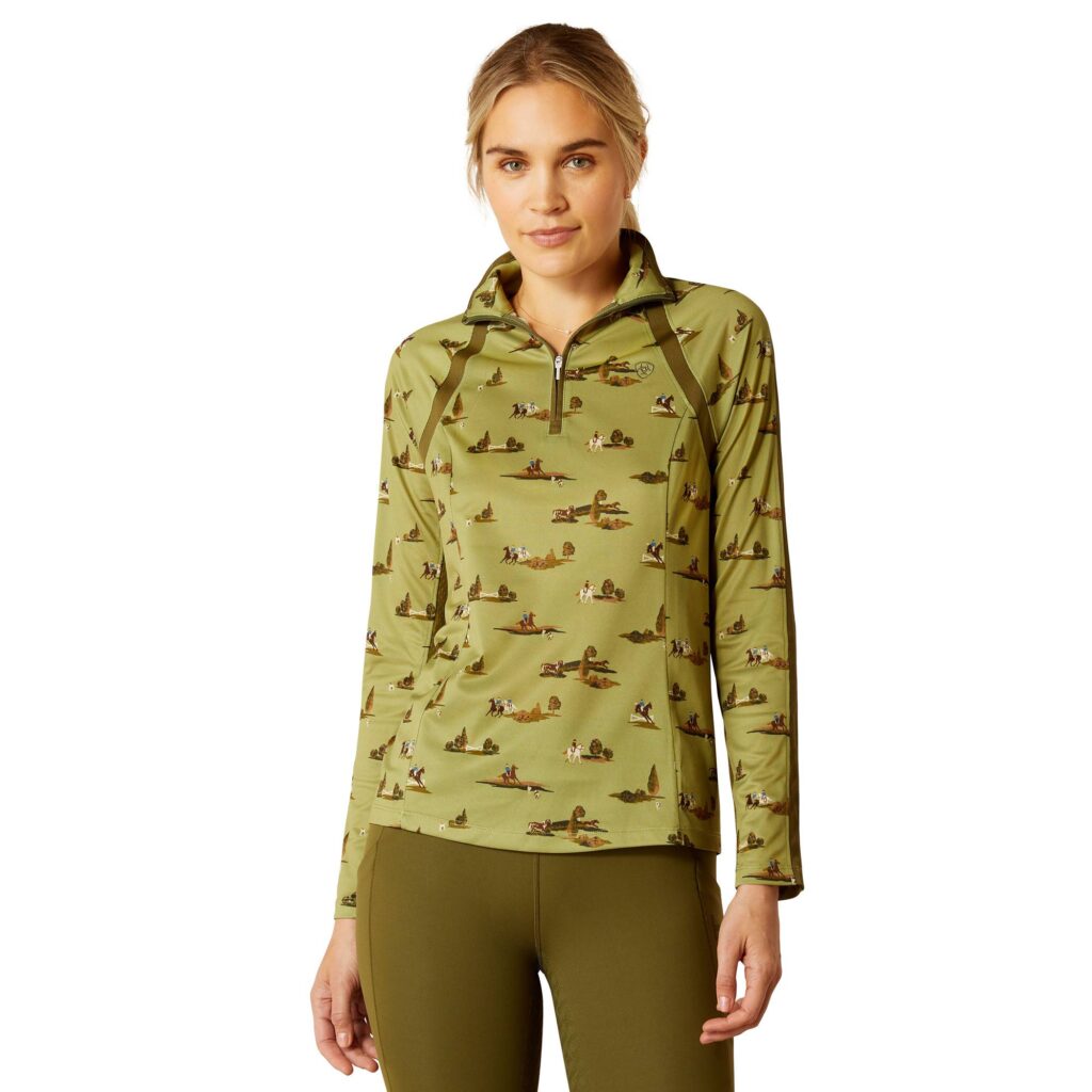 Ariat Ladies Sunstopper 3.0 1/4 Zip Baselayer Shirt