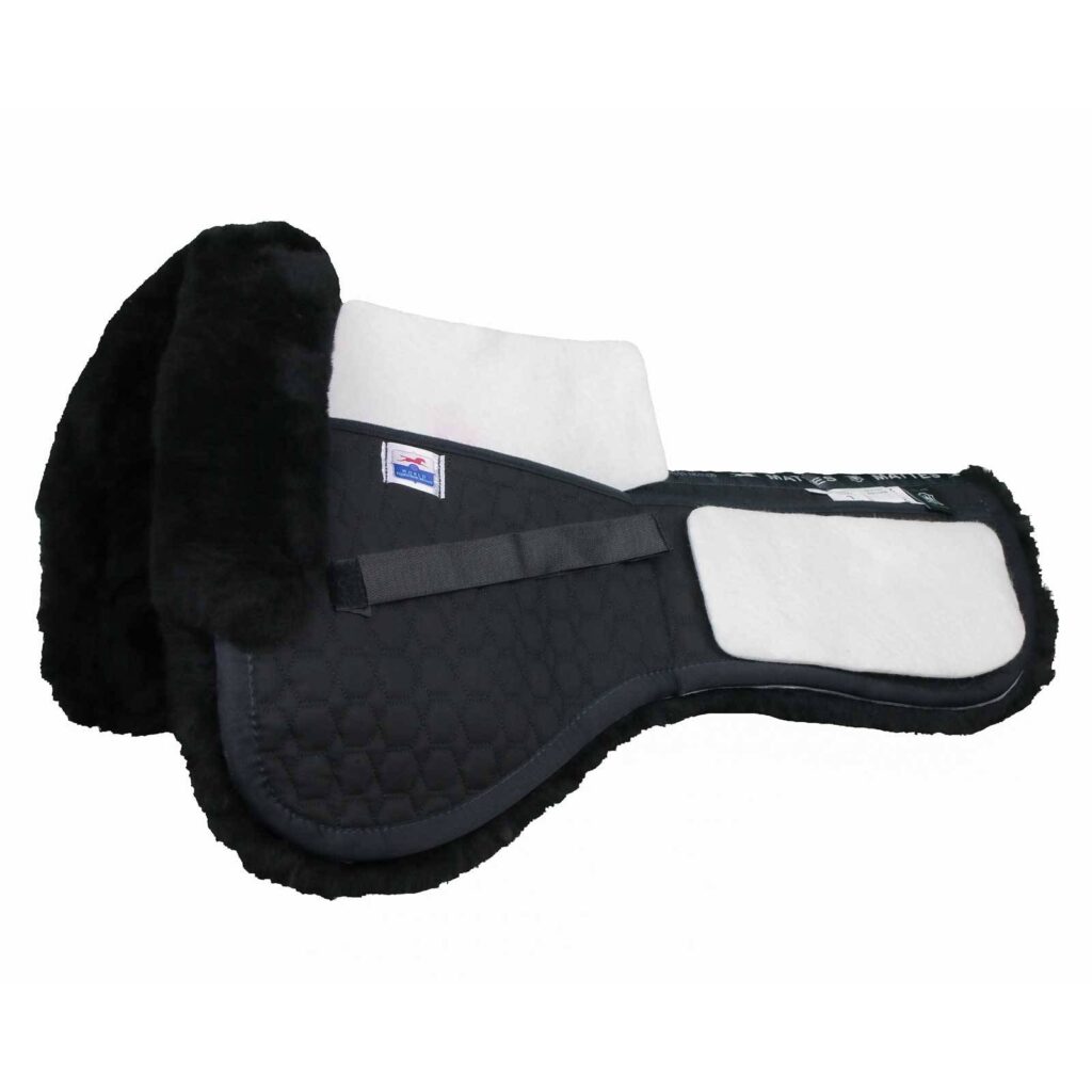 E.A. Mattes Ewwa Platinum All Purpose Correction Half Pad With Sheepskin Trim & Shim Pockets
