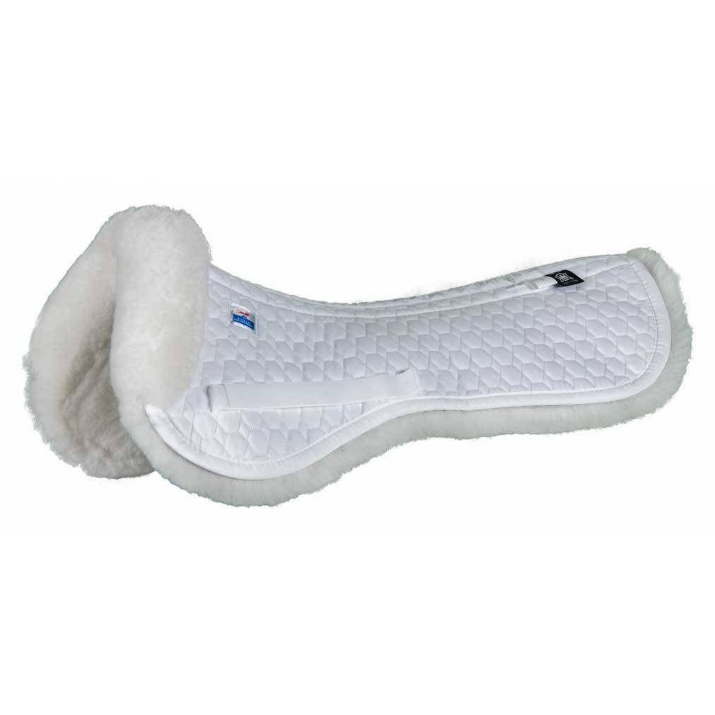 E.A. Mattes Platinum All Purpose Half Pad With Sheepskin Trim