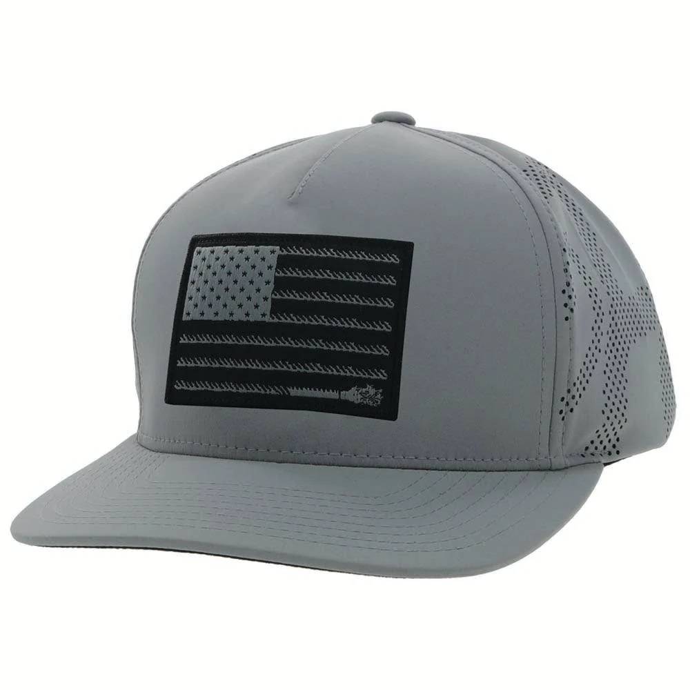 Hooey Liberty Roper 5-Panel Trucker Hat With Rectangle Patch