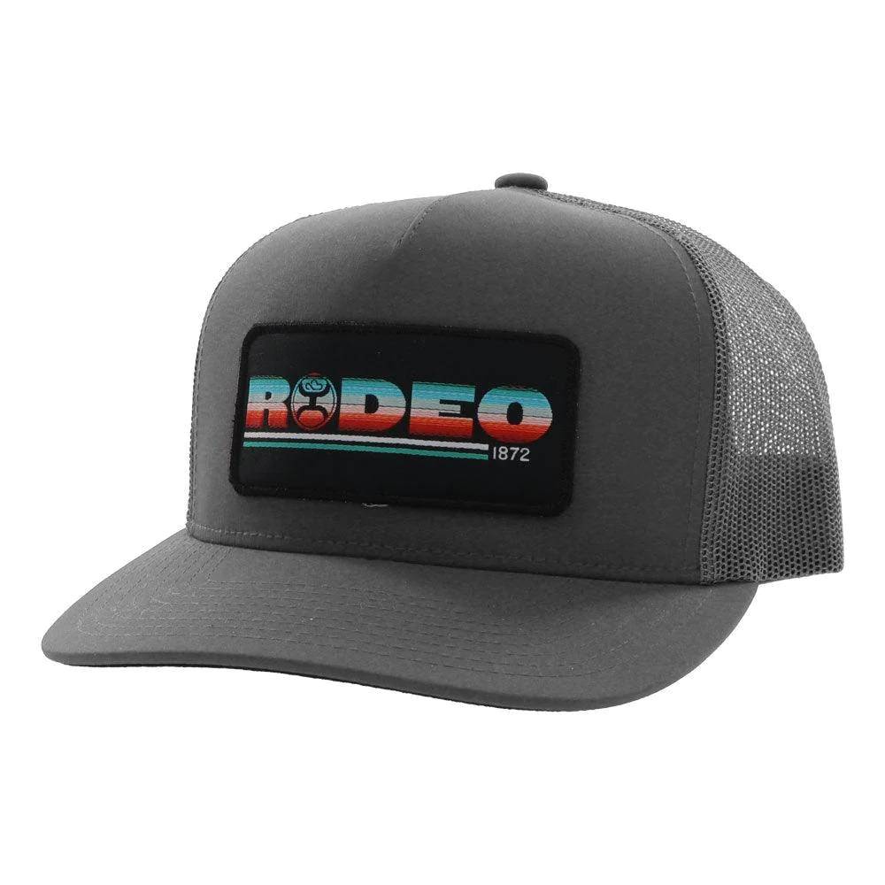 Hooey Rodeo 5-Panel Trucker Hat With Rectangle Patch