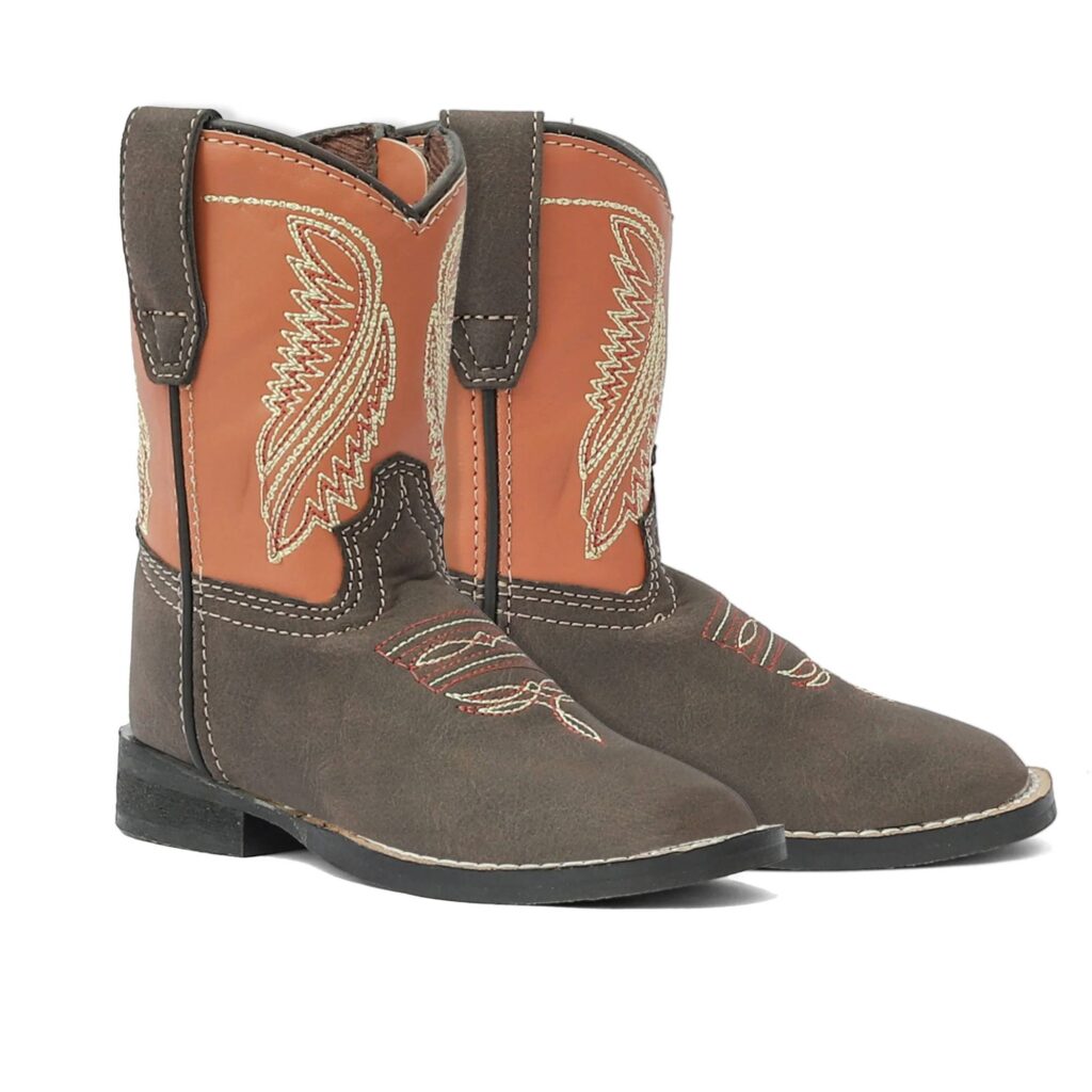 Tuffrider Toddler Big Bend Rounded Toe Western Boots