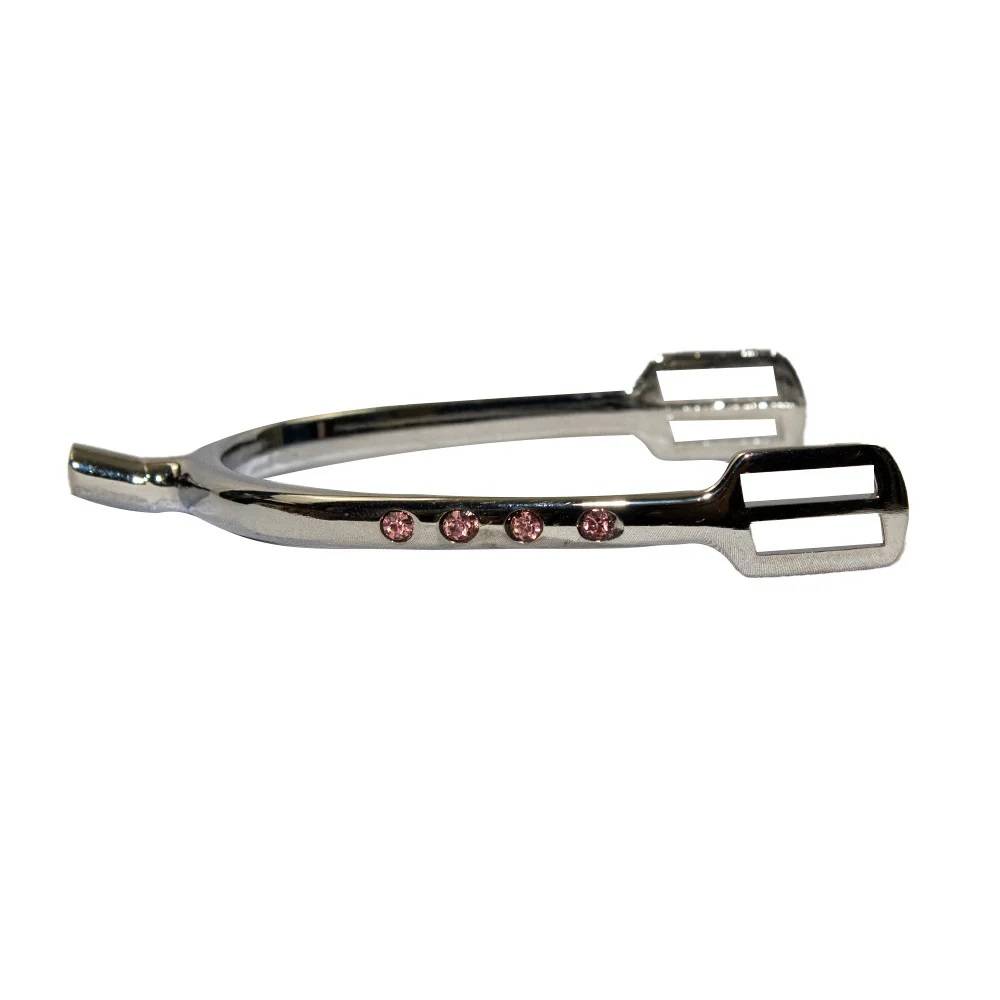 Tuffrider Bling Spurs With Pink Crystals
