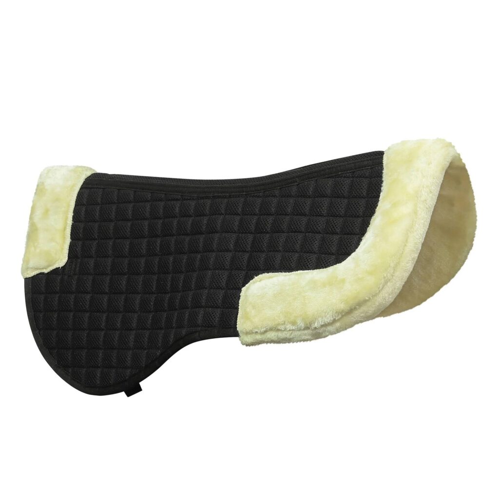 Lettia Coolmax Sherpa Quilted Half Pad With Trim