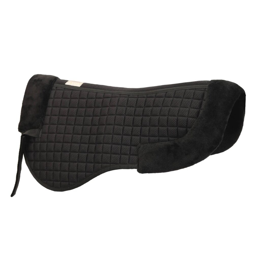 Lettia Coolmax Sherpa Quilted Half Pad With Trim