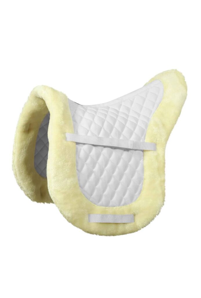Tuffrider Sherpa Fleece Trimmed Shaped Saddle Pad