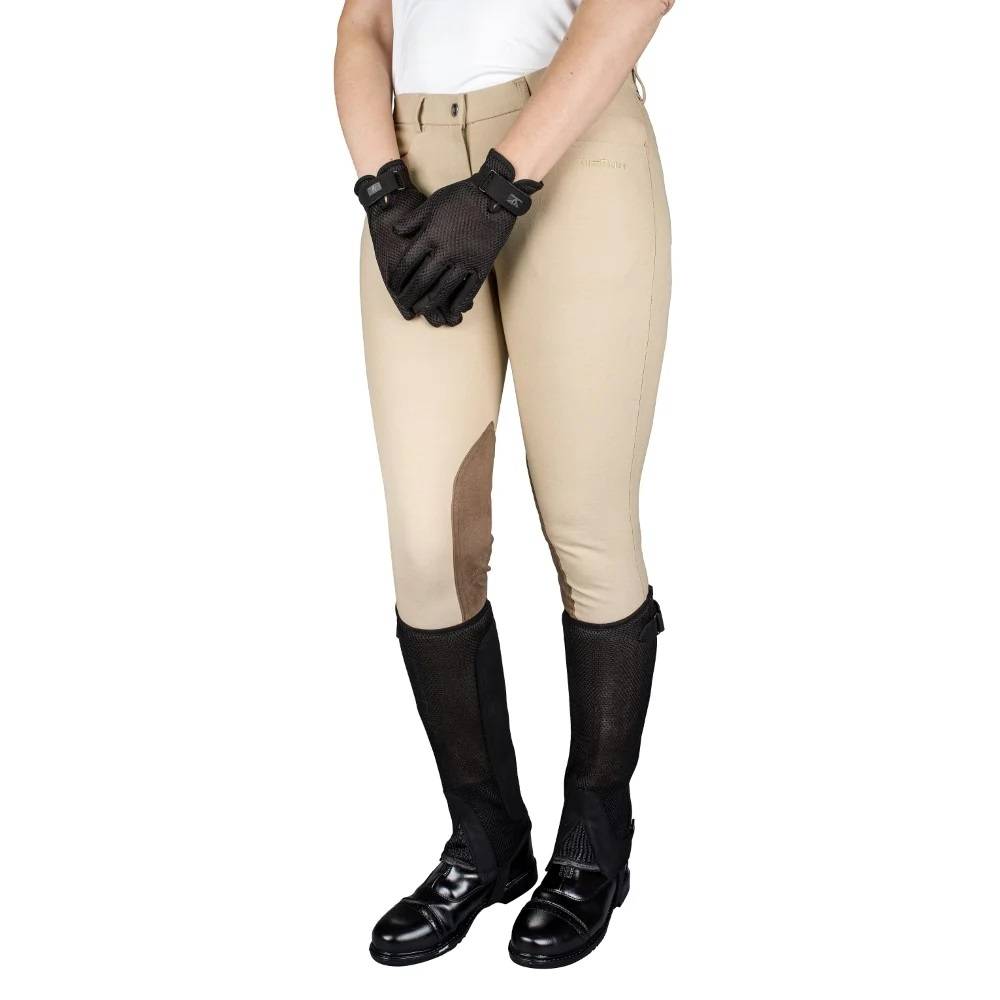 Tuffrider Ladies Double Up Air Mesh Half Chap And Glove Set