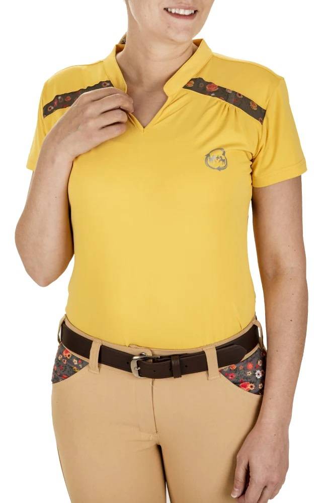 Ecorider By Equine Couture Ladies Thea Short Sleeve Sport Shirt