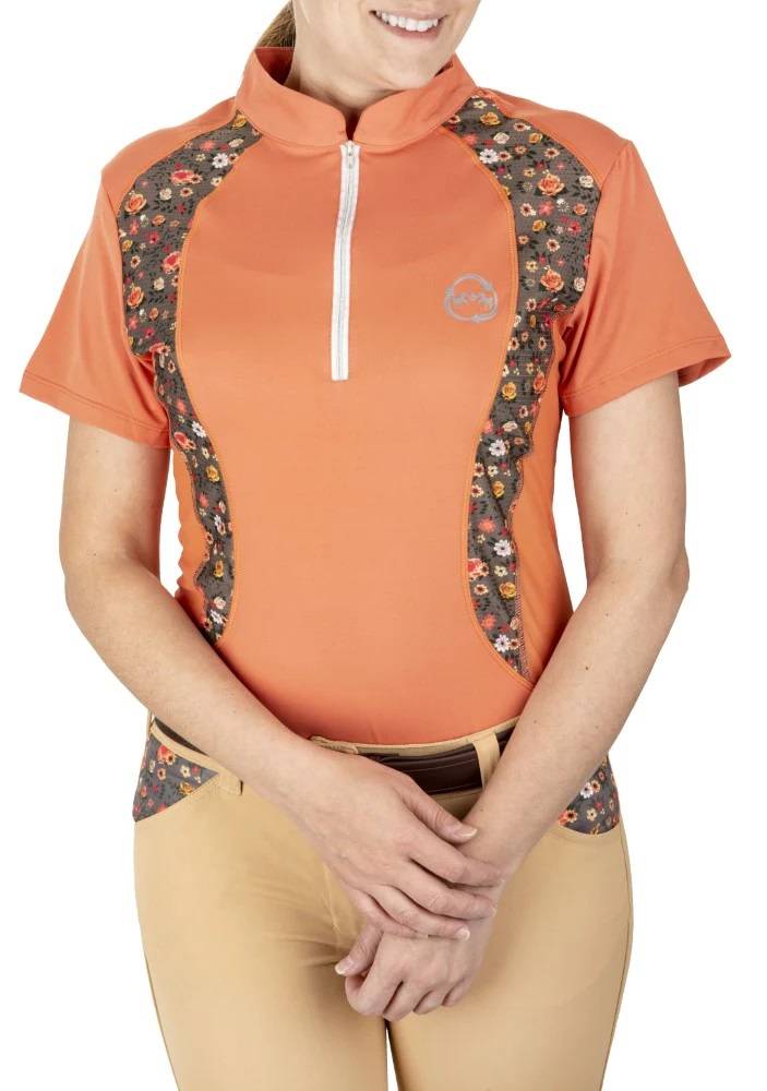 Ecorider By Equine Couture Ladies Shelby Short Sleeve Sport Shirt