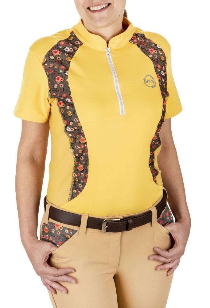 Ecorider By Equine Couture Ladies Shelby Short Sleeve Sport Shirt