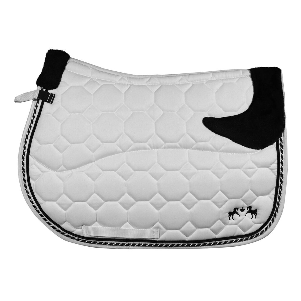 Equine Couture Luxe Saddle Pad With Sherpa Fleece Lining