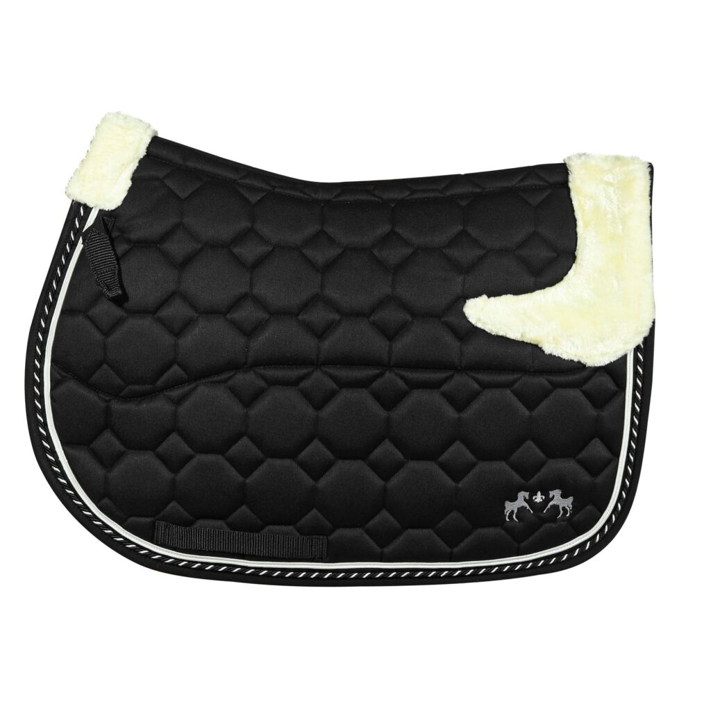 Equine Couture Luxe Saddle Pad With Sherpa Fleece Lining