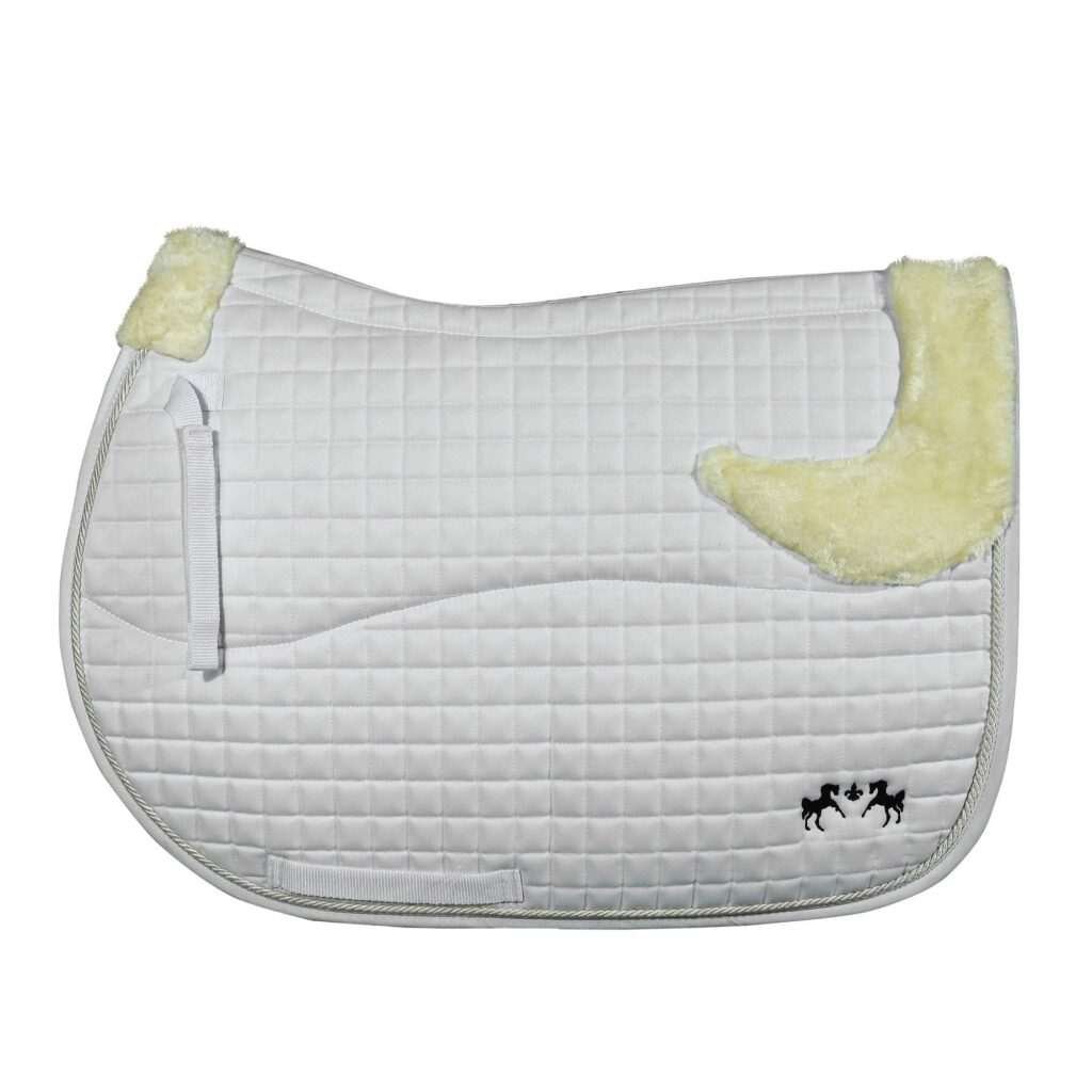 Equine Couture Regal Saddle Pad With Sherpa Fleece And Coolmax Lining