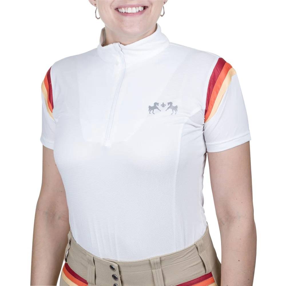 Equine Couture Ladies Gradient Short Sleeve Show Shirt