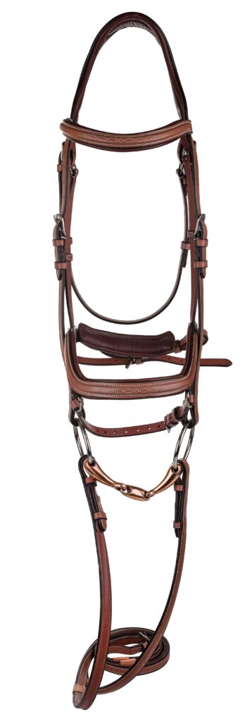 Henri De Rivel Laureate Anatomical Bridle With  Rubber Lined Reins
