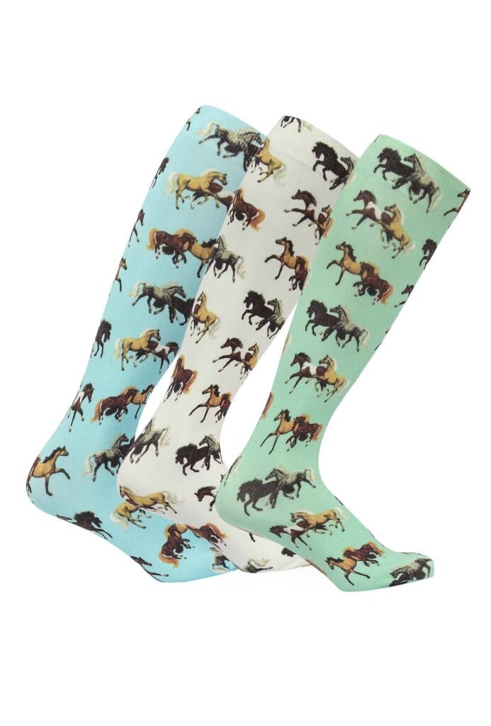 Awst Int’L Lila Horse Pairs Socks