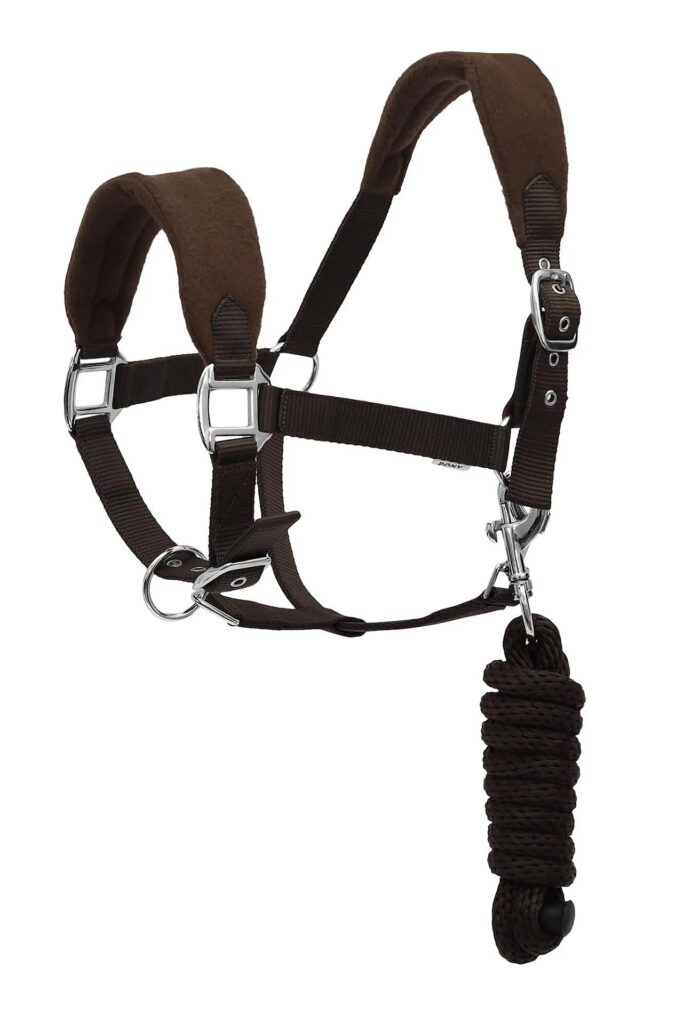 Henri De Rivel Ergonomic Comfort Halter And Lead Rope Set
