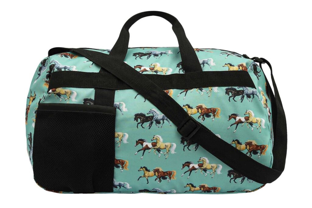 Awst Int’L Lila Horse Pairs Duffel Bag