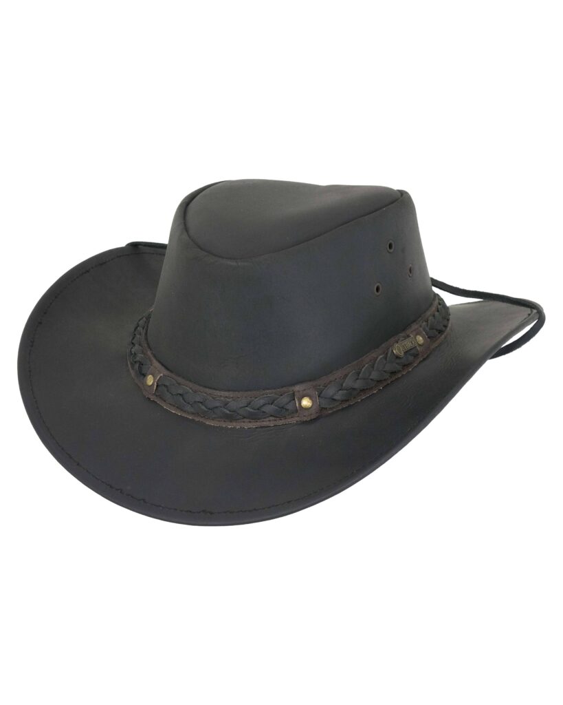 Outback Trading Wagga Wagga Leather Hat