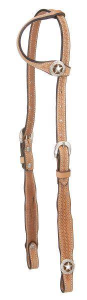 Royal King Square Cheek Single Ear Headstall