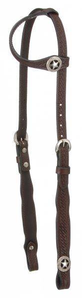 Royal King Square Cheek Single Ear Headstall