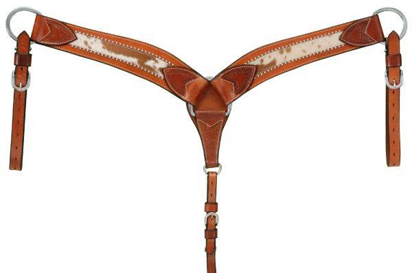 Shaped Breastcollar With Spotted Hair Overlay