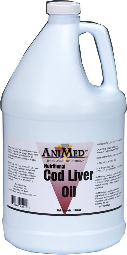 Animed Nutritional Cod Liver Oil For Horses