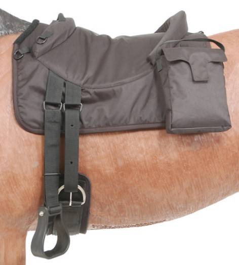 Polypropylene Bareback Pad With  Accessory Bags