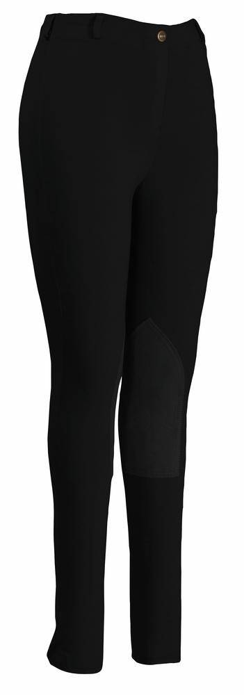 Tuffrider Ladies Cotton Pull-On Knee Patch Breeches