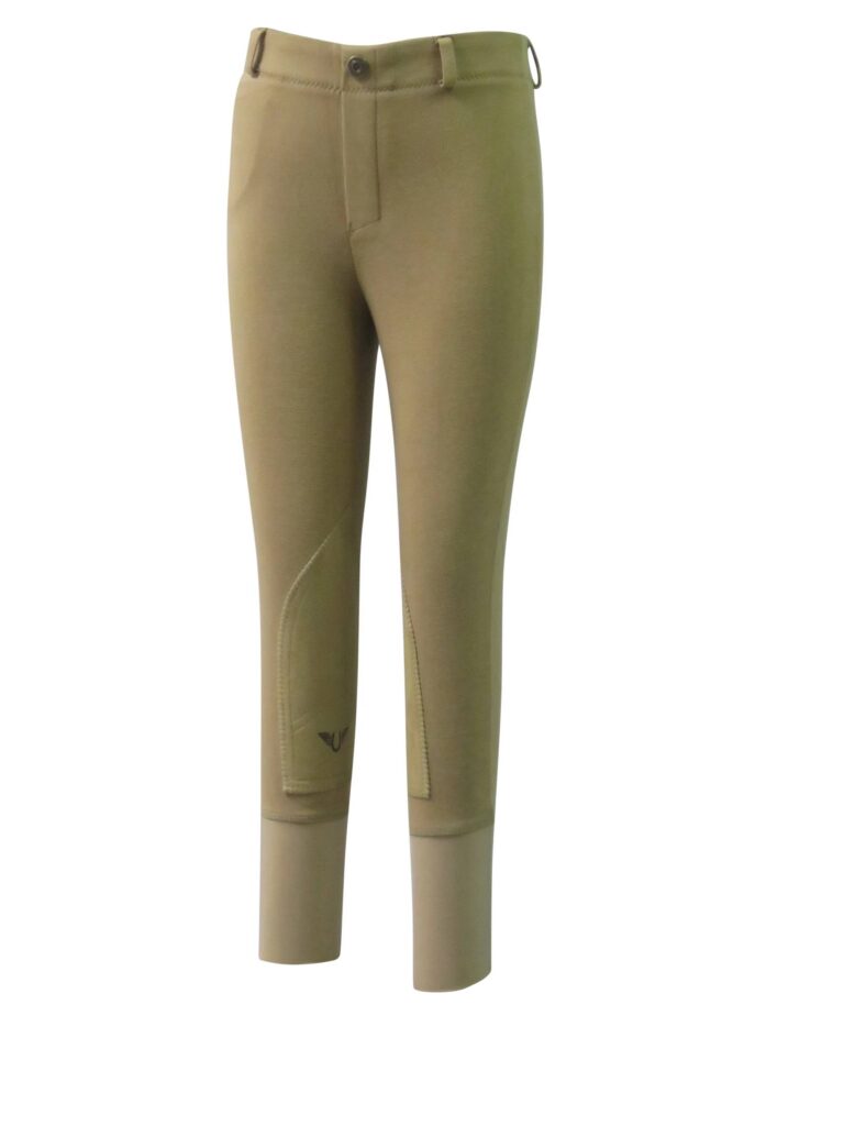 Tuffrider Kids Cotton Pull-On Knee Patch Breeches