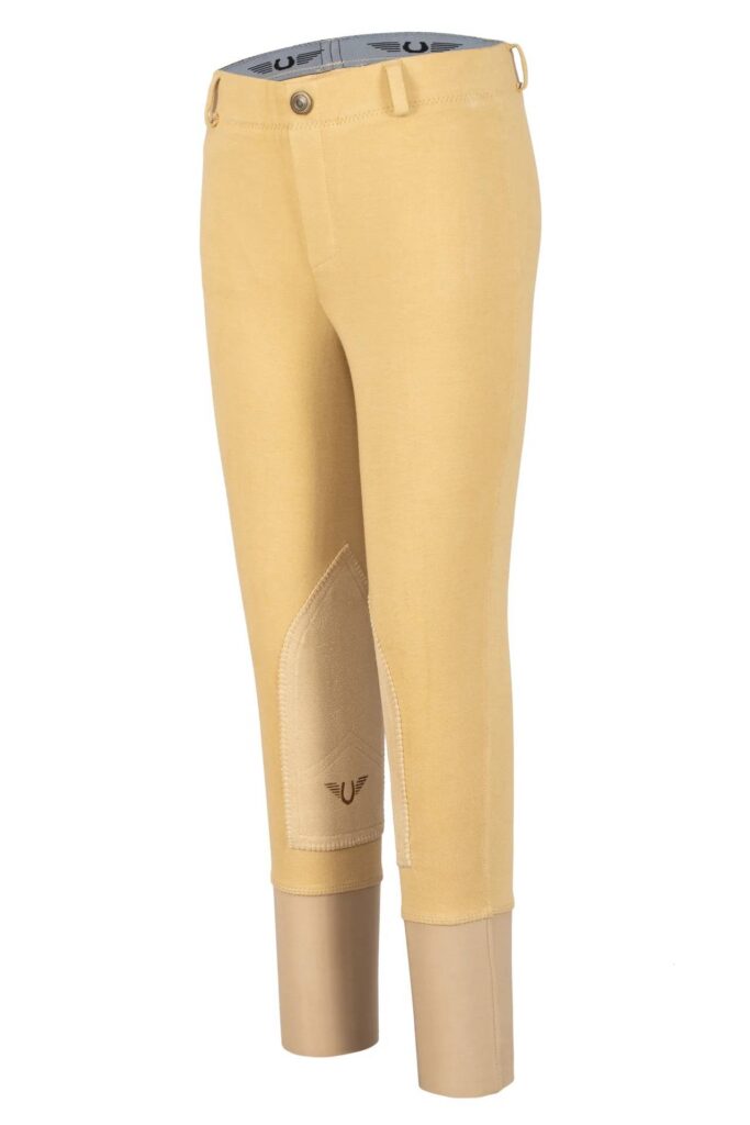 Tuffrider Kids Cotton Pull-On Knee Patch Breeches