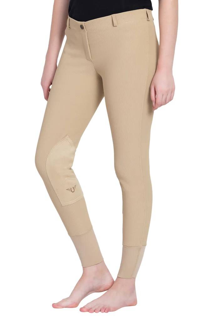 Tuffrider Ladies Ribb Lowrise Pull On