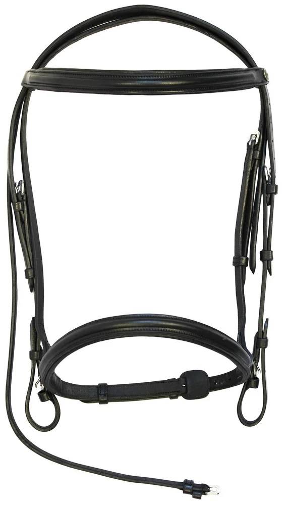 Henri De Rivel Pro Padded Dressage Bridle With Web Reins