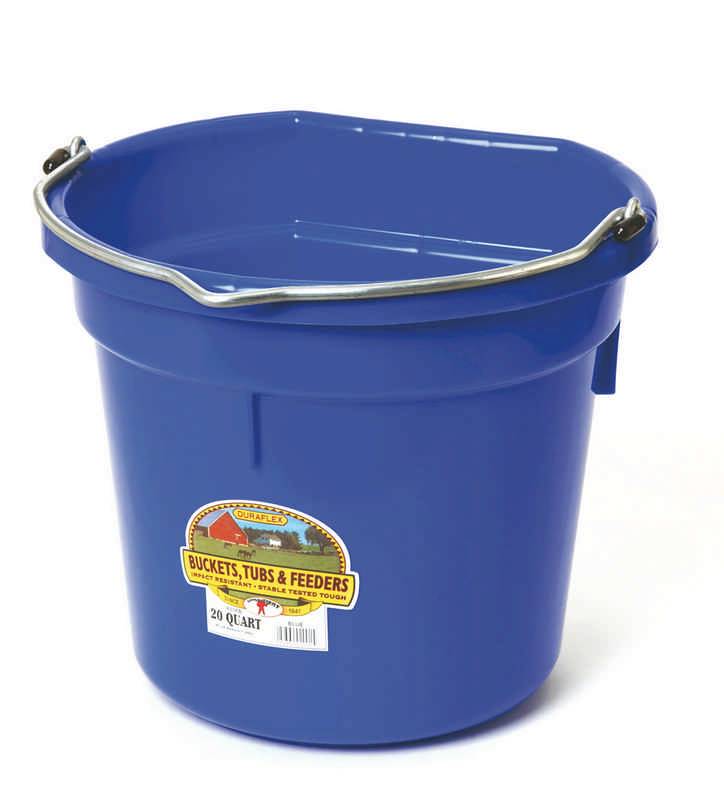 Little Giant Duraflex Plastic Flat Back Bucket