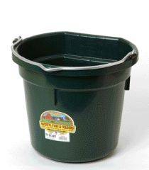Little Giant Duraflex Plastic Flat Back Bucket