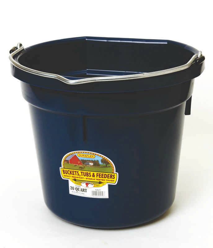 Little Giant Duraflex Plastic Flat Back Bucket