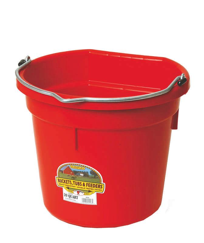 Little Giant Duraflex Plastic Flat Back Bucket