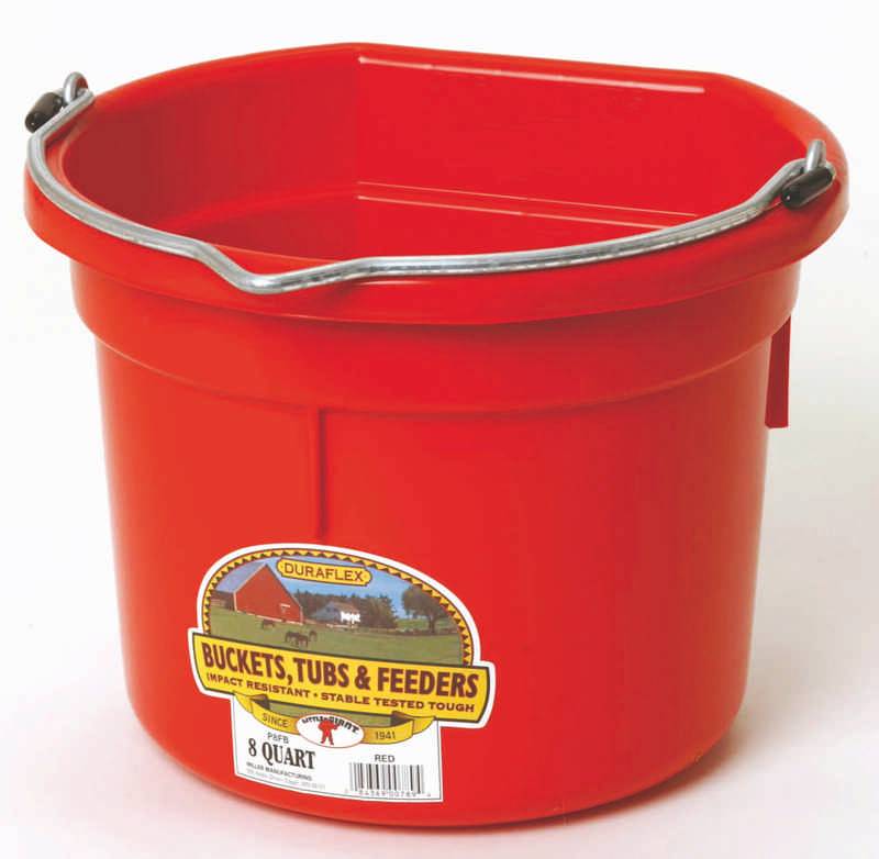 Flatback Bucket For Goats/Sheep/Miniature Horses