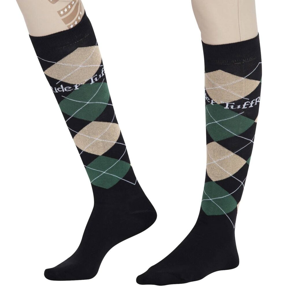 Tuffrider Ladies Argyle Knee Hi Socks