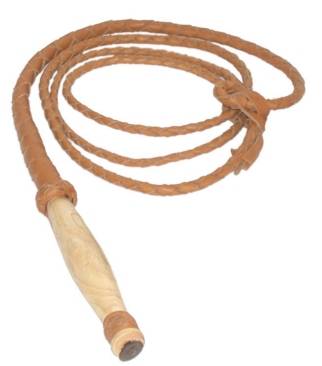 Tough-1 Swivel Handle Hand Braided Bull Whip