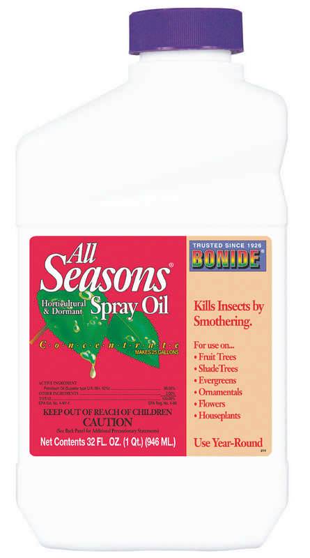 All Season Hort Oil Concentrate Insect Control