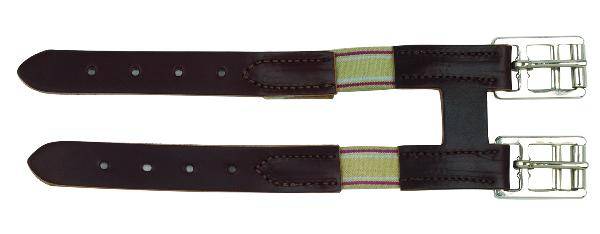 Perri’S Leather Girth Extender With Elastic