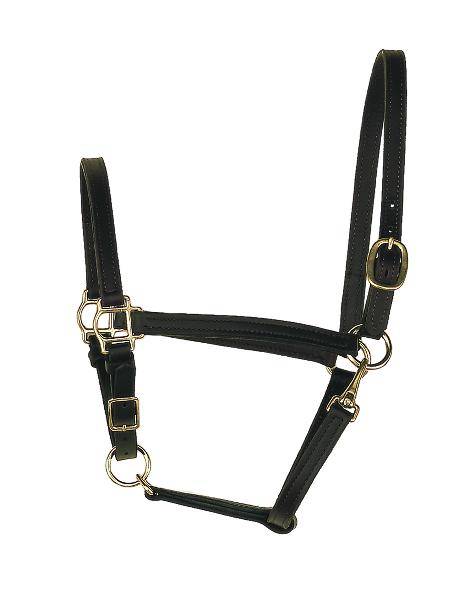 Perri’S 3/4″ Leather Turnout Halter