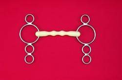 Happy Mouth Pessoa 3 Ring Shaped Mullen Mouth Gag Bit