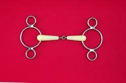 Happy Mouth Jointed 2-Ring Gag Bit