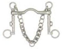 Centaur Stainless Steel Weymouth Curb Bit W Chain